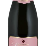 Personalised Lanson Rose Champagne 75cl